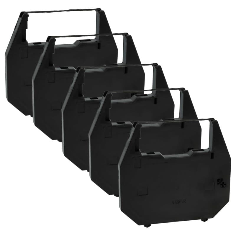 vhbw 5x Ruban encreur compatible avec Swintec 600, PWP 1000, 2640, 3500, 3200, 2600, 640, 3800 imprimante matricielle ou de reçu