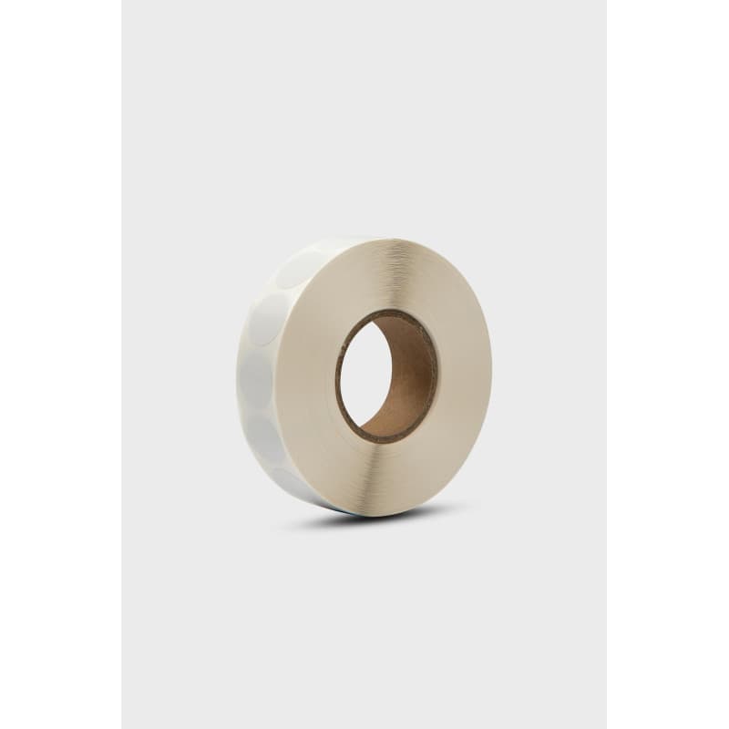 OAKWOOD Lot de 2 000 pansements de tir et étiquettes à points ronds | Diamètre 19 mm – Dans boîte distributrice | Noir, blanc, o