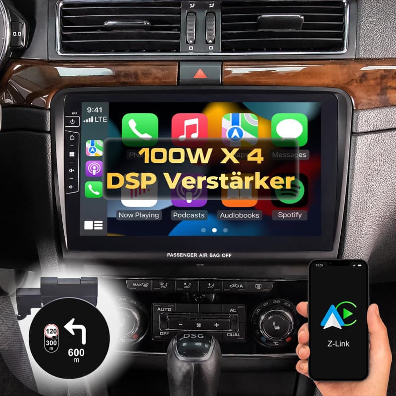DYNAVIN Android Autoradio GPS Compatible pour Skoda Superb 2008-2015: 10,1 Pouces OEM Radio avec Wireless CarPlay et Android Aut