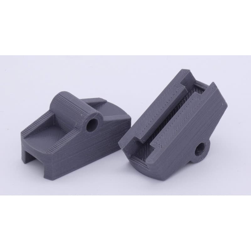 2x curseur pour charnière coulissante - pièce de rechange compatible avec IKEA Behjälplig