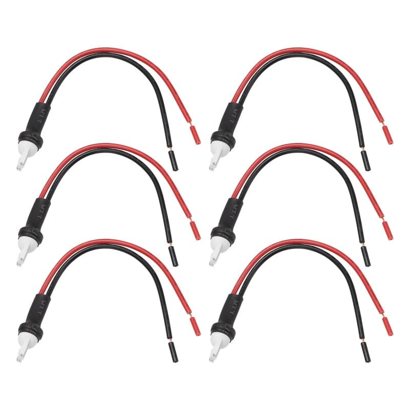 VGOL 6 Pièces T10 Prise Mâle Connecteur Fil étendu Adaptateur Prise Supports Assemblage pour Faisceau de Câblage 194 168 W-5 W p