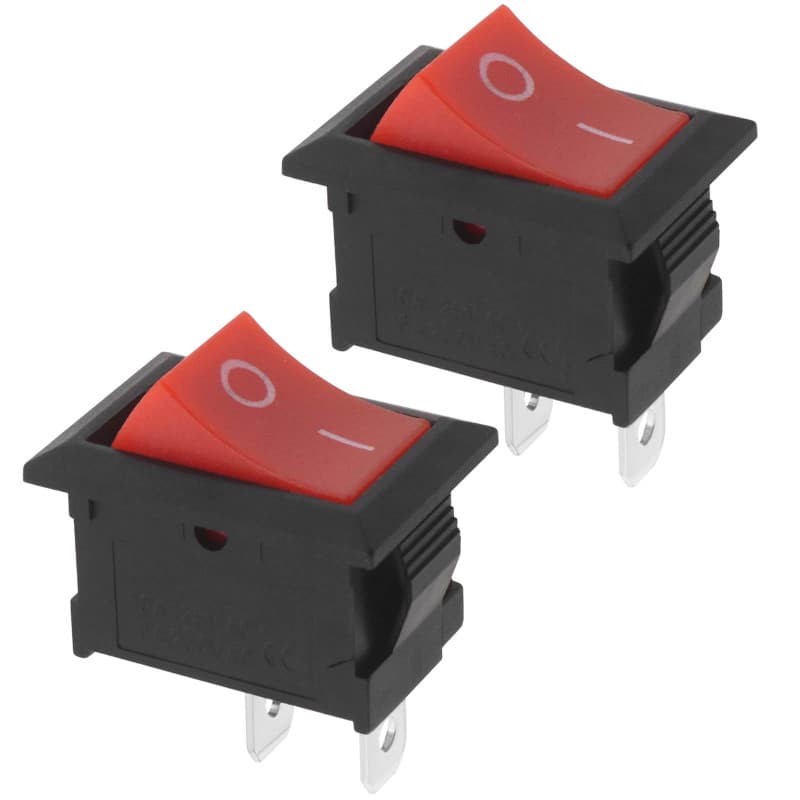 eMagTech 2 Pièces Interrupteur d'arrêt de Coupe-Circuit 2 Broches Interrupteur Marche/arrêt 42294300203 Compatible avec Stihl FS