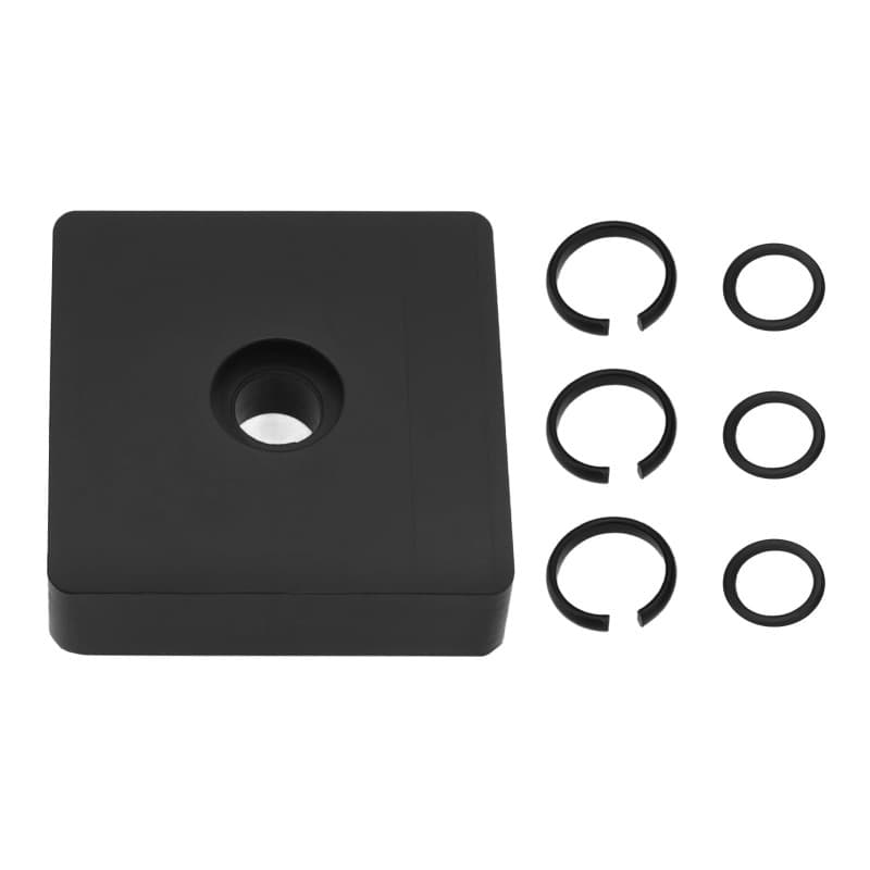 eMagTech 1 ensemble de bagues de retenue pour clé à choc 3/8 compatible avec Milwaukee 0,8 x 0,13 cm, noir