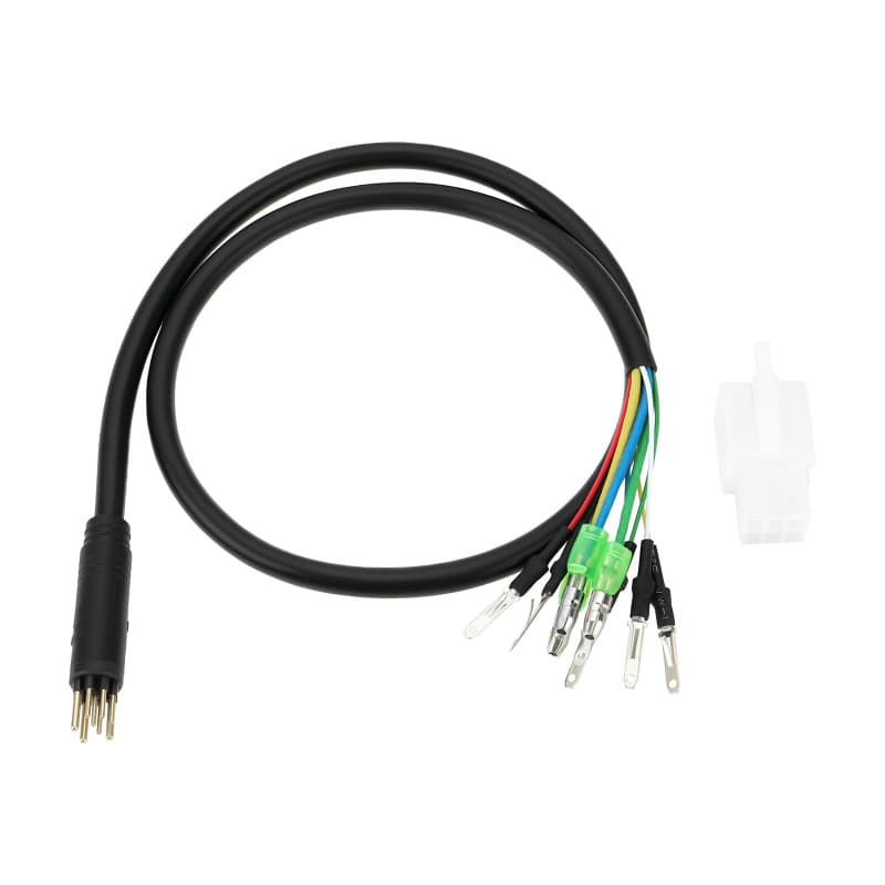 eMagTech 1pc Connecteur de Câble de Vélo électrique à 9 Broches Câble de Moteur Mâle 55 Cm 12-72 V pour Moteur de Moyeu à Engren