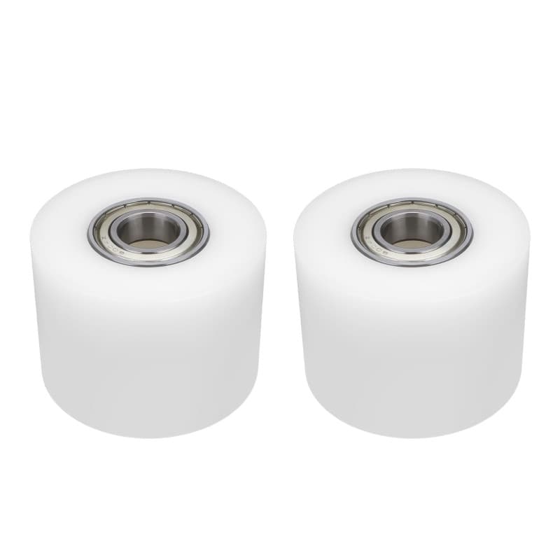 ECSiNG Lot de 2 Rouleaux de Transpalette 80 X 60 en Polyamide Et Nylon Compatibles avec Les Roues de Transpalette avec Roulement