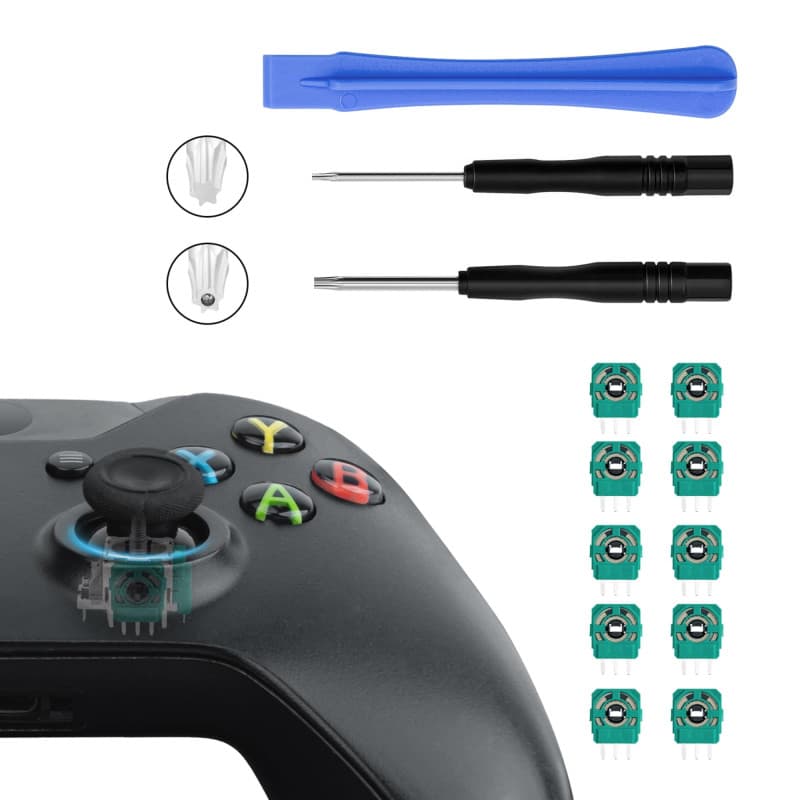 Mcbazel Potentiomètre de Module Analogique pour Manette Xbox, Compatible avec Les Pièces de Réparation de Joystick Analogique du