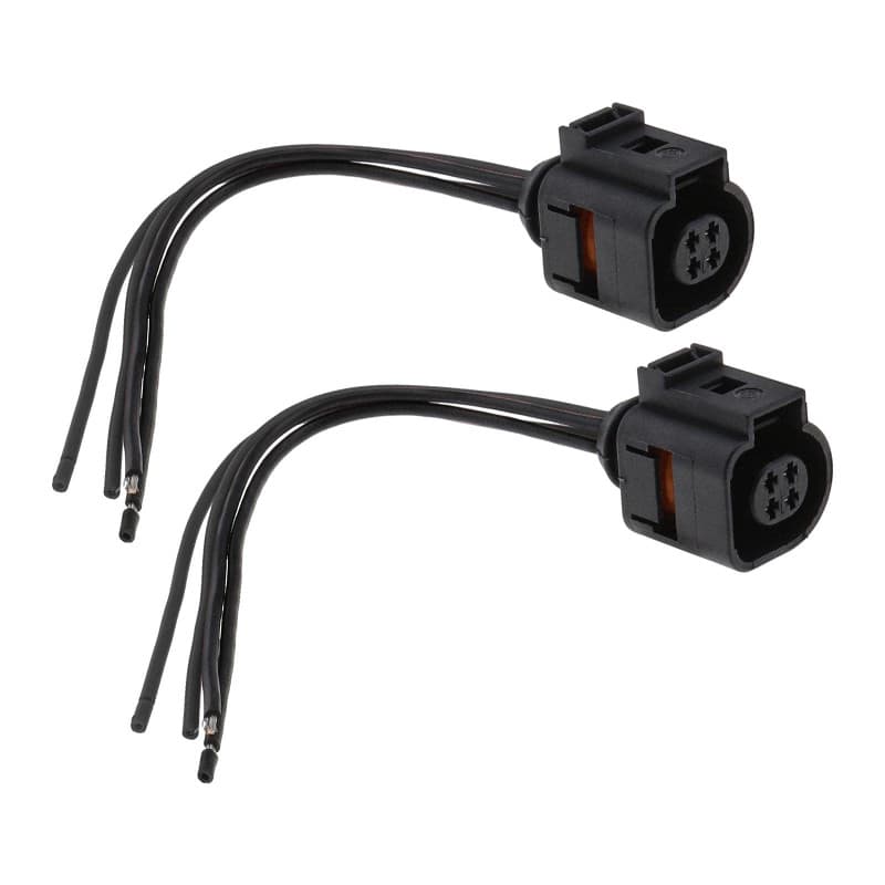 ECSiNG 2X 4 Broche de Liquide de Refroidissement Capteur de Température 4B0973712 Compatible avec VW Passat B5 Bora Jetta Golf 5