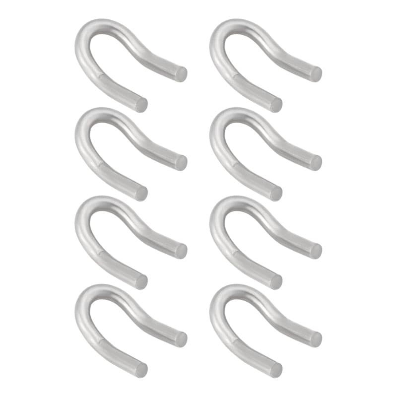 LT Easiyl 8 Lot Crochets à Ressort en Acier Inoxydable 304 Compatible avec Les Silencieux d'échappement Moto Crochets Soudage de