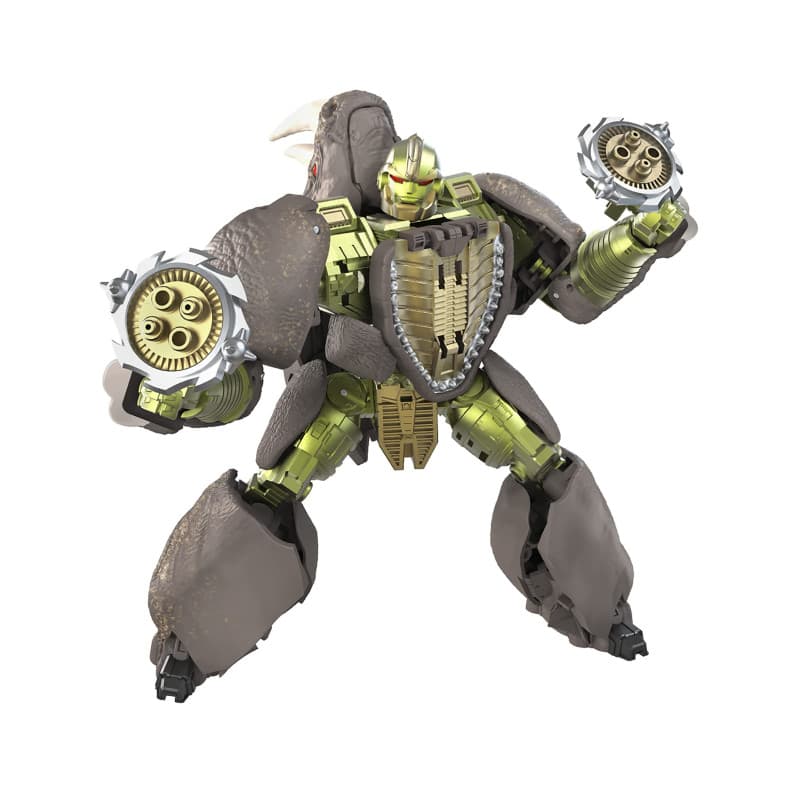 Transformers Hasbro Generations War for Cybertron : Kingdom, Figurine WFC-K27 Rhinox de 17,5 cm, Classe Voyageur, pour Enfants,