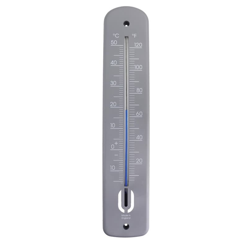 Grand thermomètre extérieur – 380 mm thermomètre de jardin extérieur pour une utilisation dans le jardin, serre, patio, terrasse