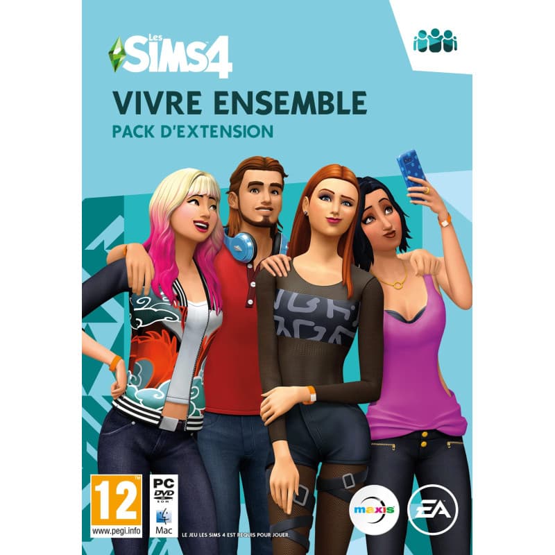 Les Sims 4 Vivre Ensemble (EP2) Pcwin | Code dans la Boite | Jeu Vidéo | Français