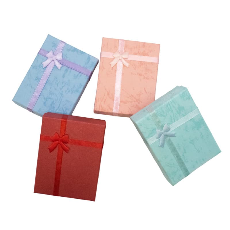 TRIXES Lot de 12 boîtes cadeau pour bijoux - Emballage de luxe pour petits cadeaux de Noël, Saint-Valentin, anniversaire - Prése