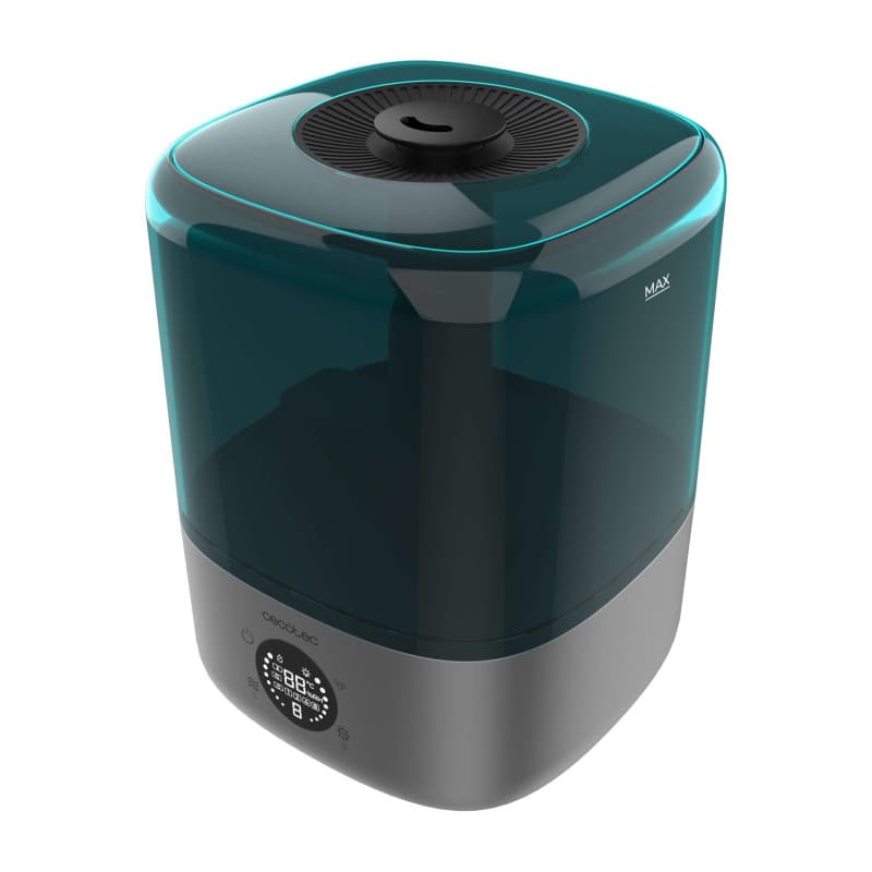 Cecotec Humidificateur d'Eau avec Télécommande Breezecare 2900 Smart. 25W, Humidification Maximale 300 ml/h, Réservoir de 4,5L,
