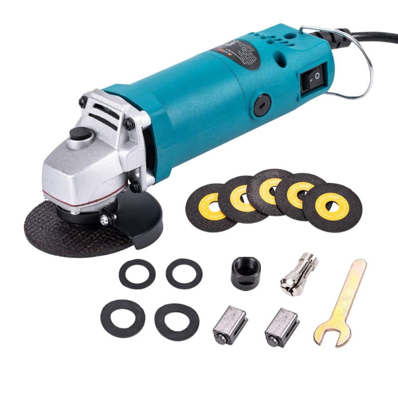KATSU Mini Meuleuse d'Angle électrique 3" 75mm, 280W avec 5 Disques de Meuleuse d'Angle électrique Filaire Multifonctionnelle po