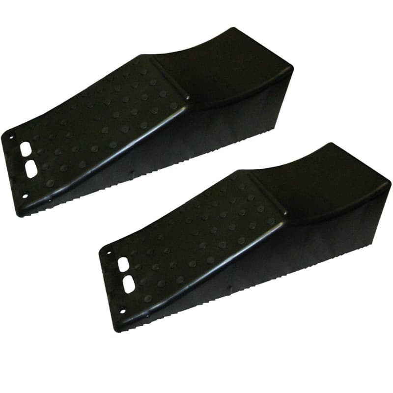 KATSU Rampes de Voiture en Plastique, 2 Pièces Rampes de Garage Robustes pour Levage de Véhicules Automobiles Atelier Service et