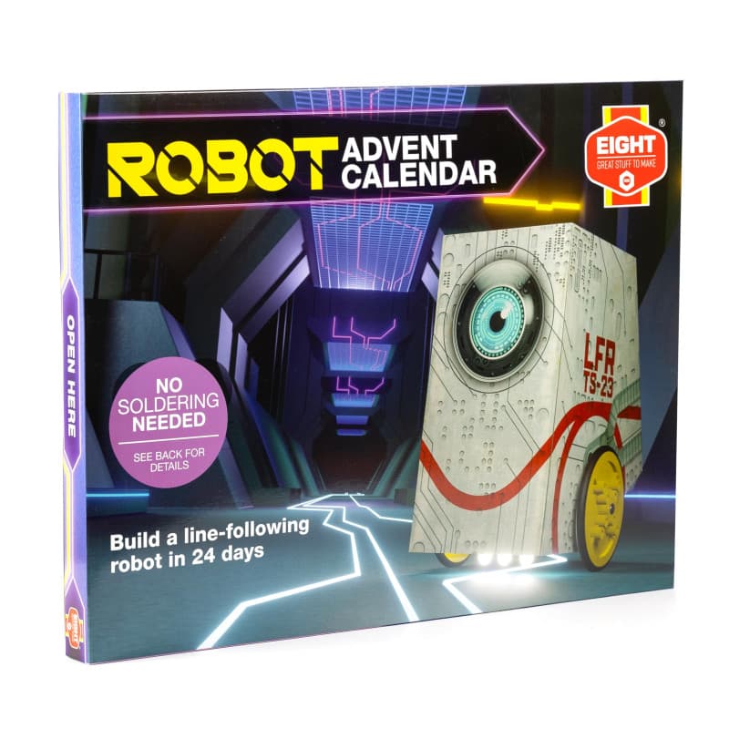 Kit calendrier de l'Avent Huit - Construisez votre propre robot