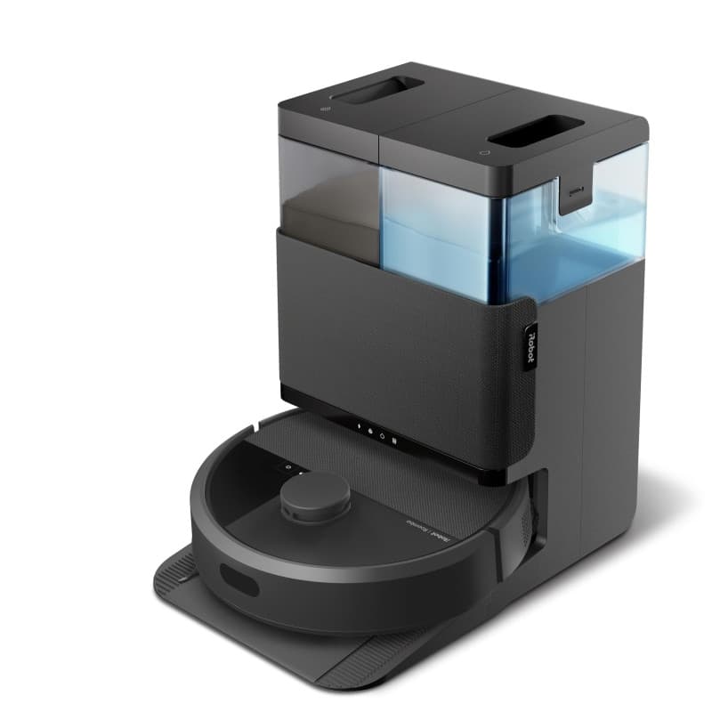 Aspirateur robot - iRobot Roomba Plus 405 - Noir - Compatible IdO - Nettoyage programmable