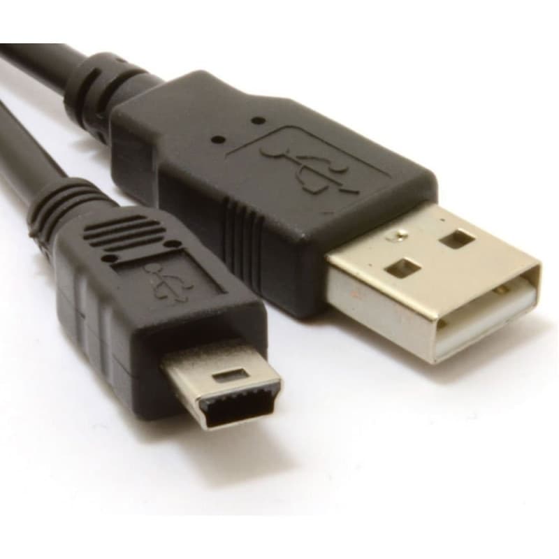 2 m 1,8 m Mini USB mâle vers mâle câble de synchronisation 1 m USB 2.0 A – 5 broches mini B appareil photo/GPS, TomTom, GPS, Gar