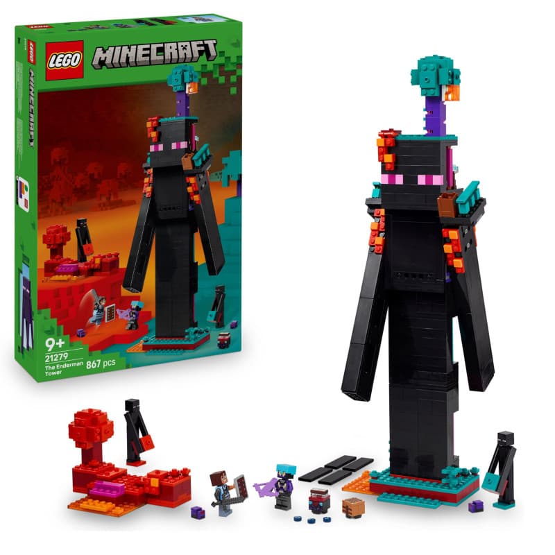 LEGO Minecraft 21279 La Tour De l'Enderman - Jeu De Construction Pour Garçon Des 9 Ans