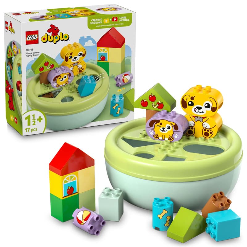 LEGO DUPLO My First 10441 Trieur De Formes : La Niche Du Chiot - Jeu D'éveil Des 18 Mois