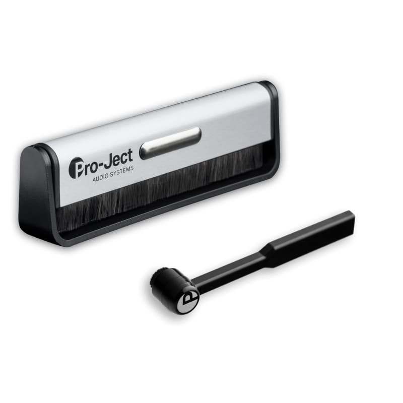 Pro-Ject Kit de Nettoyage Basic en Fibre de Carbone pour disques vinyles et Brosse à Aiguille en Carbone