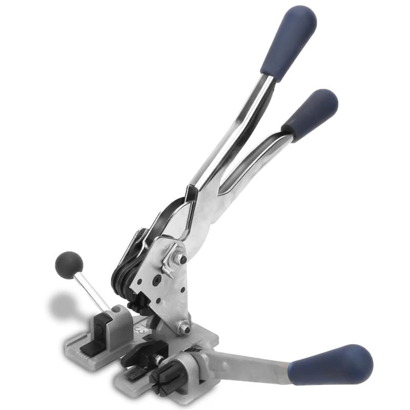 Machine à emballer de cerclage, sertisseur de tendeur multifonction portable efficace et Outil de cerclage 3 en 1 pour le cercla