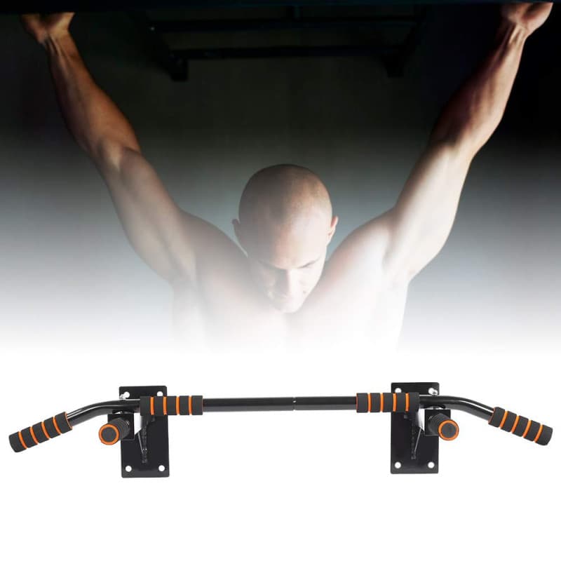 Barre de Traction Porte, Barre de Musculation Murale, équipement de Musculation D'entraînement, Barres D'exercice avec Poignées