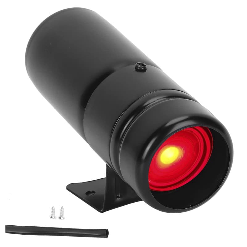 Tacho Gauge Shift Light, Jauge Warning Shift Light Rouge 1000-11000 Modification Réglable Universelle pour Voitures Modifiées de