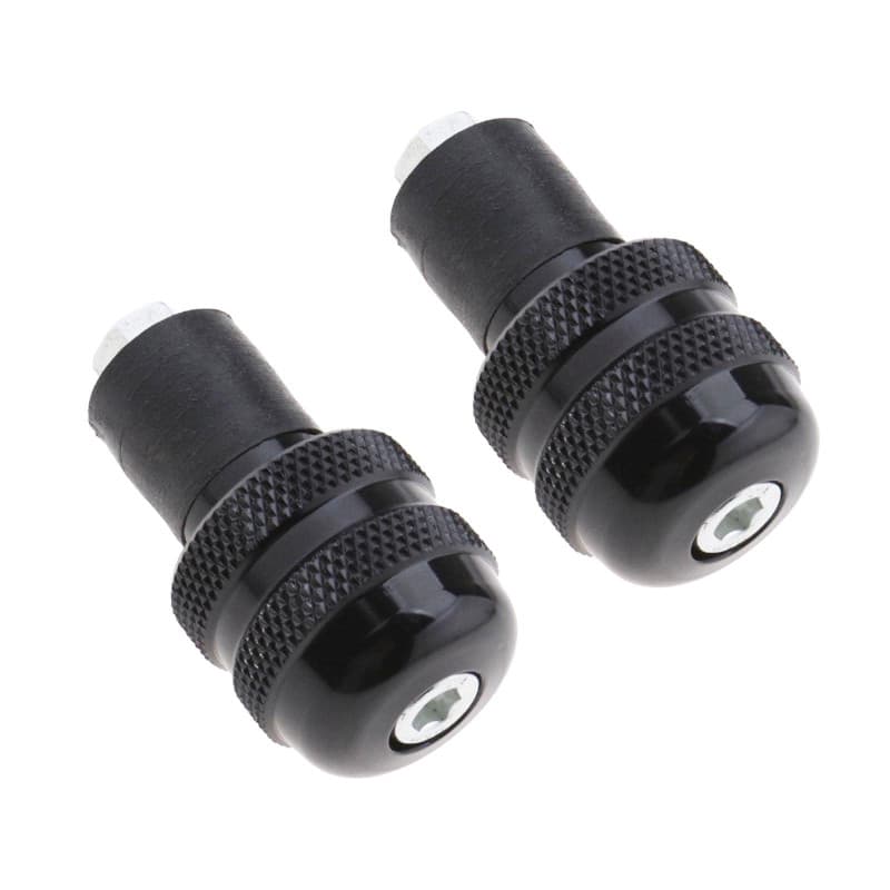 YINETTECH 1 Paire d'embouts de Poignée Bouchons Coulissants pour Guidon de Moto 7/8 Pouces 22mm Anti-Vibration en Alliage d'alum