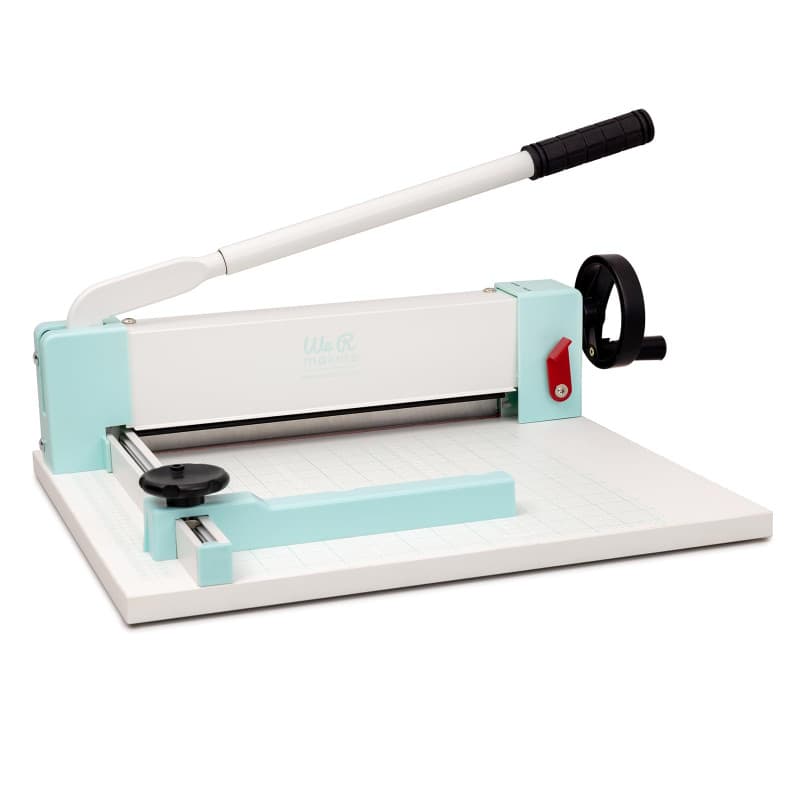 We R Makers Coupe-papier robuste pour piles de 2,5 cm d'épaisseur, alignement de précision, utilisation facile, scrapbooking et