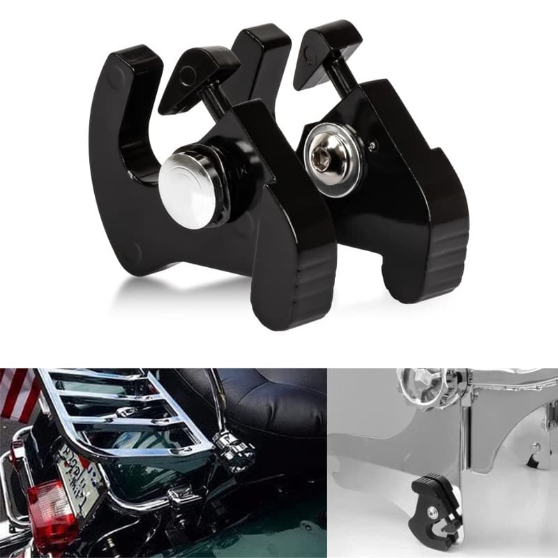 Clips de Barre Sissy pour Electra Road Street Glide Road King Softail Night Train 883 1200 Toutes Les Années,PSLER Clip de Fixat