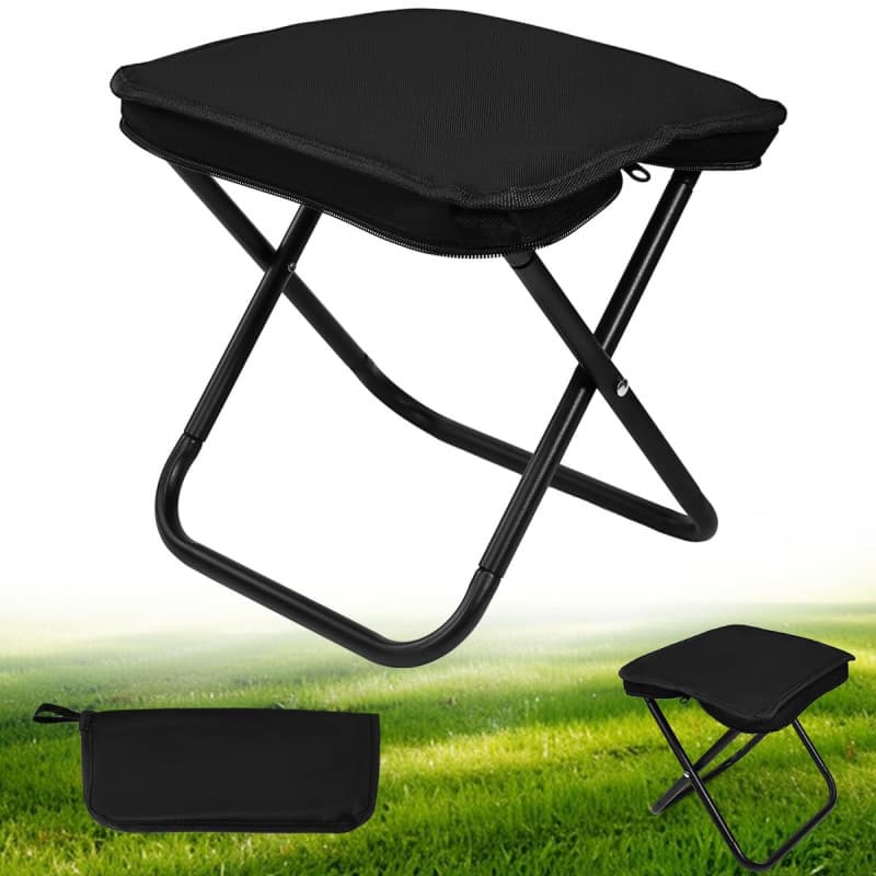 FuxFuis Tabouret Pliant Portable, Tabouret de Camping Pliable, Chaise Pliante Camping, Chaise Pliante Portable Exterieur, Siege