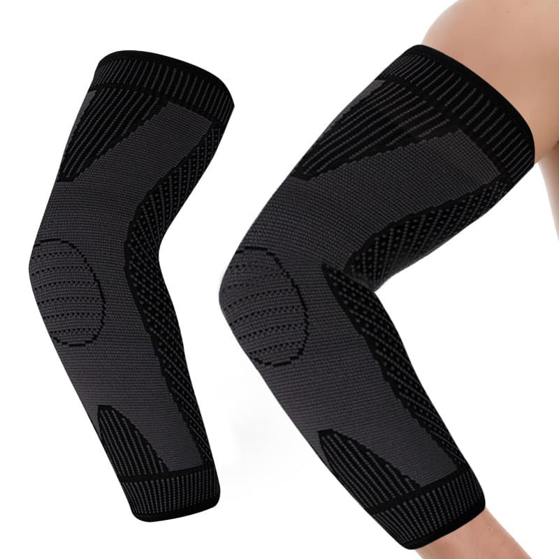 Horktrust Manchon de compression bras - taille L Outdoor Sport coudière protecteur - noir unité individuelle. Protecteur de coud