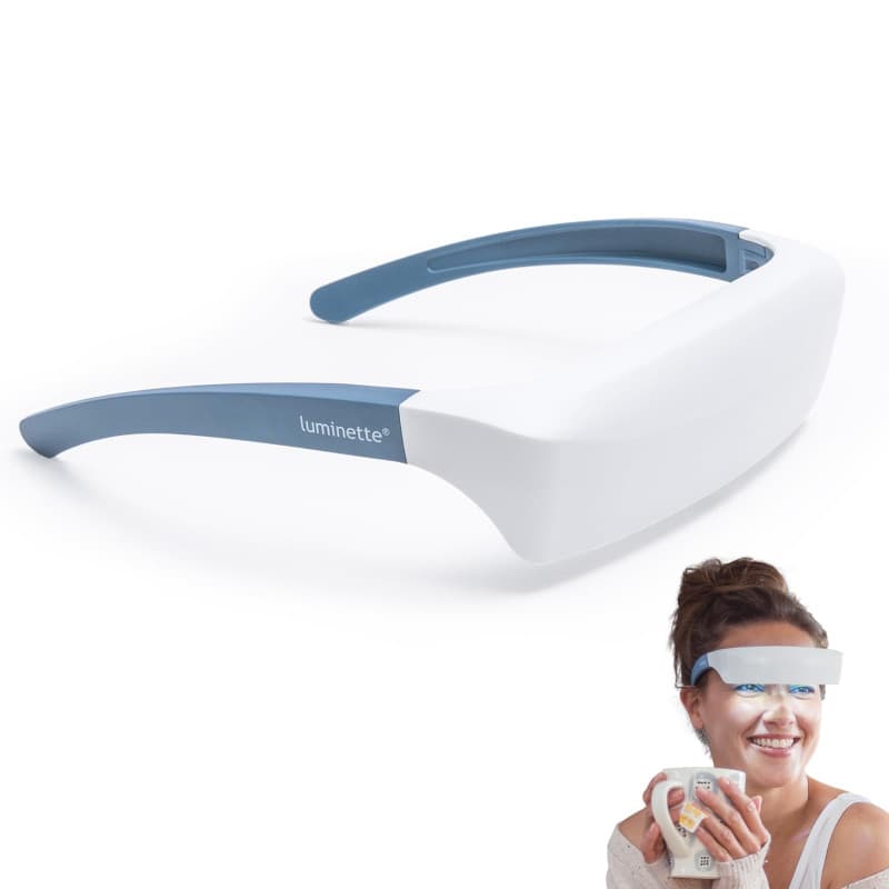 Luminette 2 Lunettes de luminothérapie (Version 2024) - Lampe de Luminothérapie Portable pourle Blues Hivernal et les Troubles d