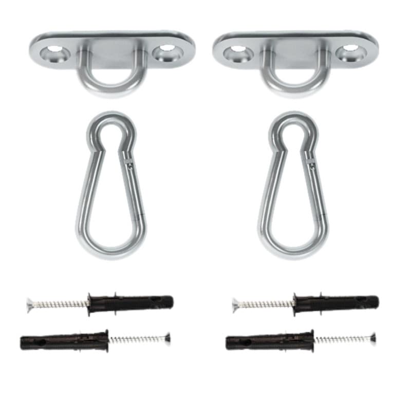 MAMOI® Crochet de Plafond pour la balancoire et hamac, Kit Fixation de Suspension, Accroche Sac de Frappe et Boxe