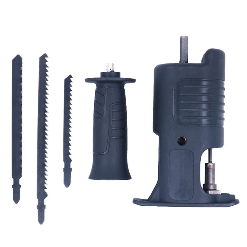 Tiardey Drill Saw Attachment,adaptateur de scie alternative portable avec 3 lames,accessoire de perceuse de scie,accessoire de s