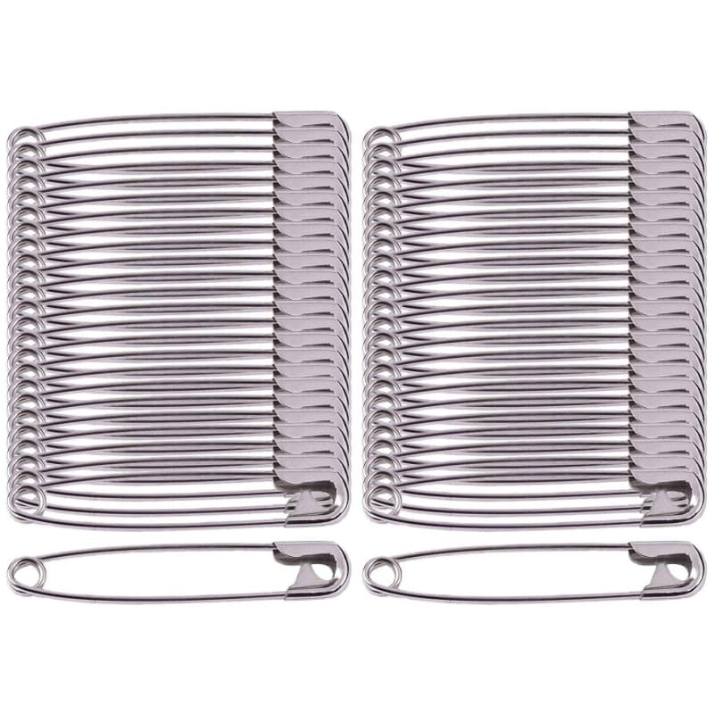 Épingles De Sûreté,Lot de 50 Tailles Épingle a Nourrice(45 Mm)