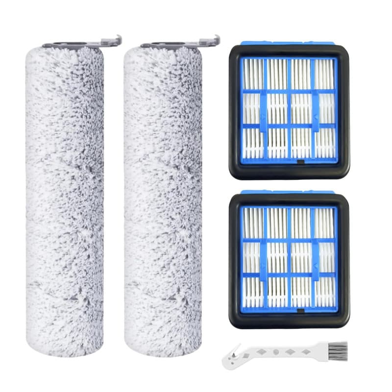 HUAREW Rouleau de Brosse de Rechange et Filtre HEPA pour BISSELL CrossWave OmniForce Aspirateur Balai Sans Fil (3912N)& OmniFind