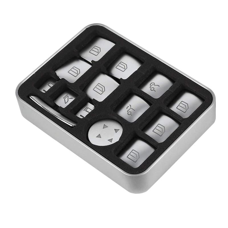WANGCL Autocollant pour bouton de lève-vitre de voiture Mer-cedes Ben-z B C E Gla Cla Glk Gl Ml Gle Class