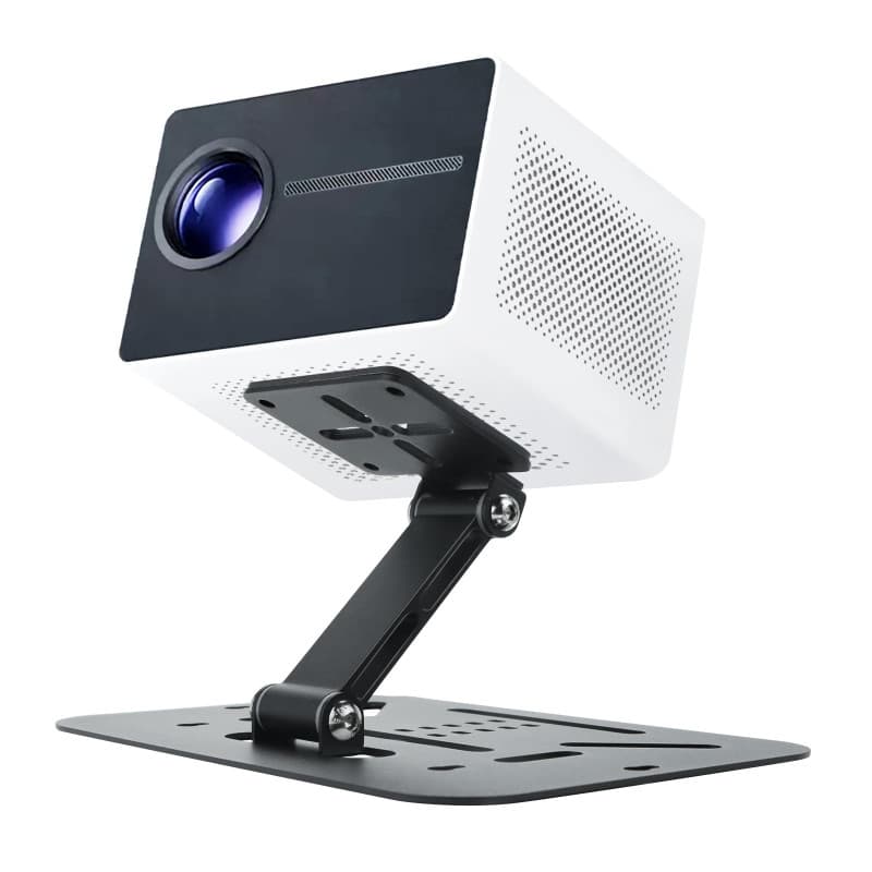 jinminamz Support De Projecteur,Surface De La Table Support Projecteur Mini Multifonctionnel avec Interface à Vis 1/4 Pouces Con