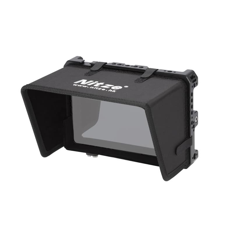 Nitze Cage LUT7 pour Moniteur LUT7/ LUT7 Pro/ LUT7S/ LUT7S Pro avec Pare-Soleil, Serre-câble HDMI, NATO Rails intégrés et Griffe