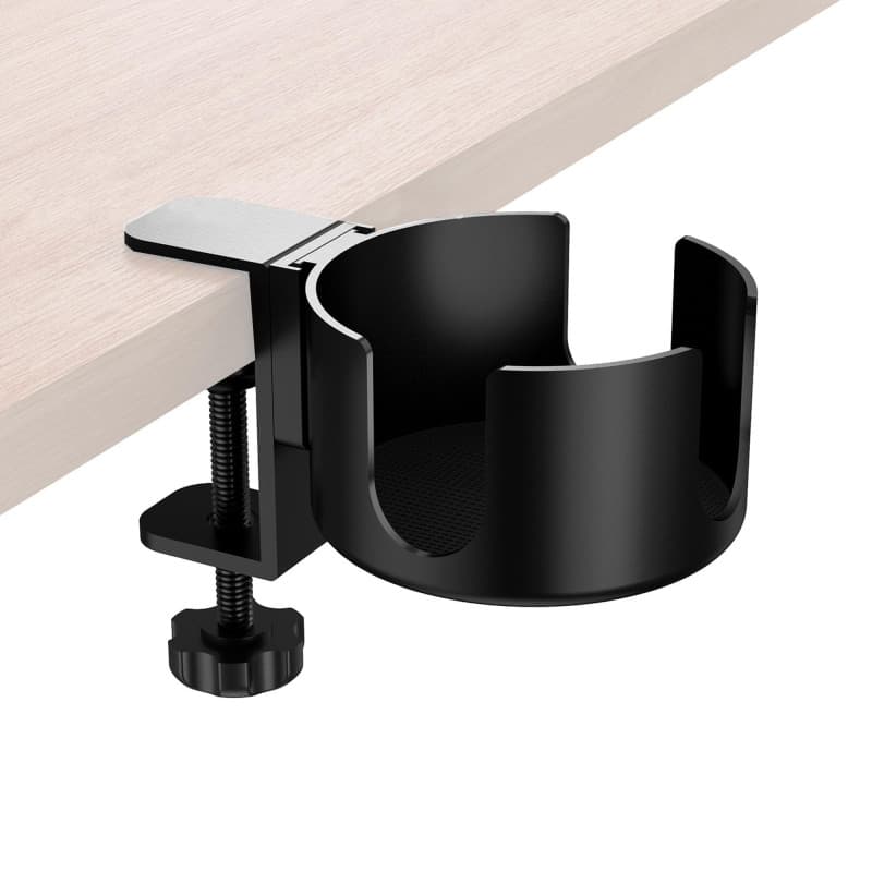 Porte Gobelet Boisson Bouteille à Clip, Universels en Acier Inoxydable Porte Gobelets Support Tasse à café Soucoupe Clip pour Ta