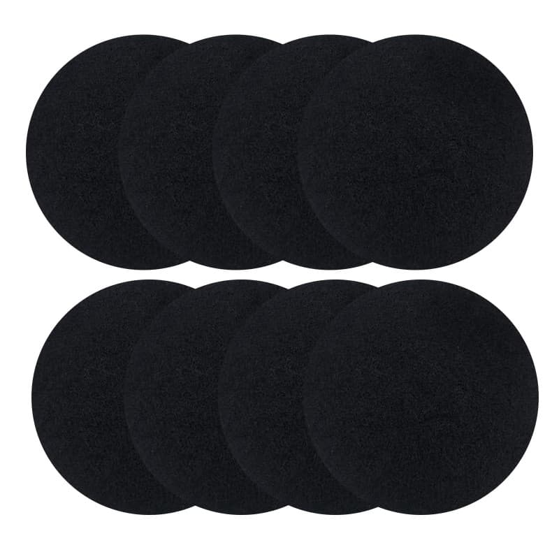 8 Pièces Filtres Compost Ronds, Filtres à Charbon Actif Filtre Anti-Odeur pour Poubelles à Compost Ronds, Convient aux Poubelles