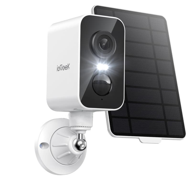 ieGeek Caméra de Surveillance Extérieure 4G LTE, 2K HD, Solaire avec Carte SIM, sans WiFi