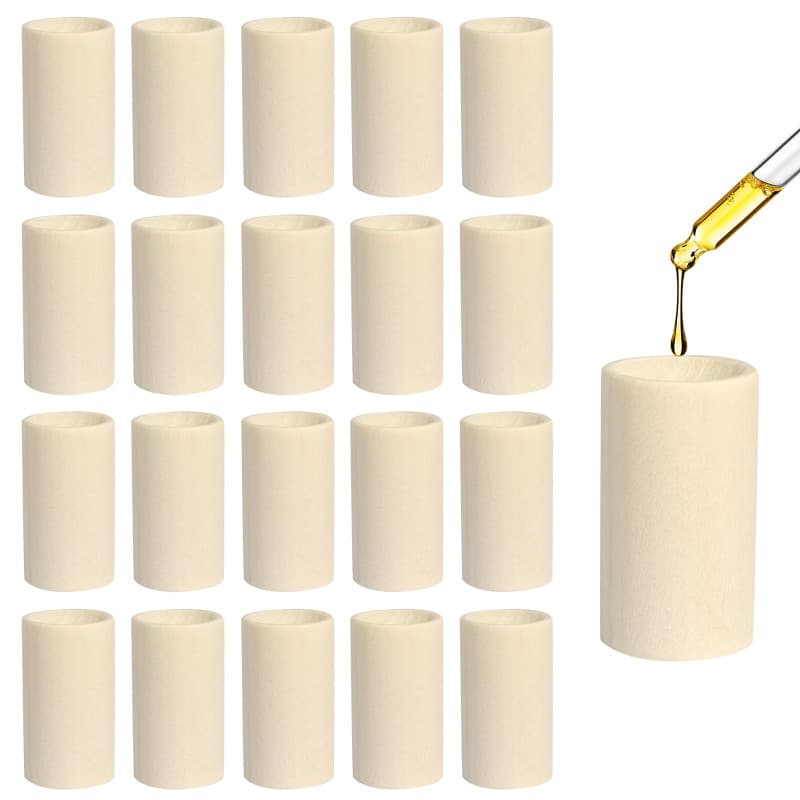 20 Pièces Diffuseur D'huiles Essentielles en Bois Diffuseur de Parfum en Bois Diffuseurs en Bois pour Huiles Essentielles Diffus