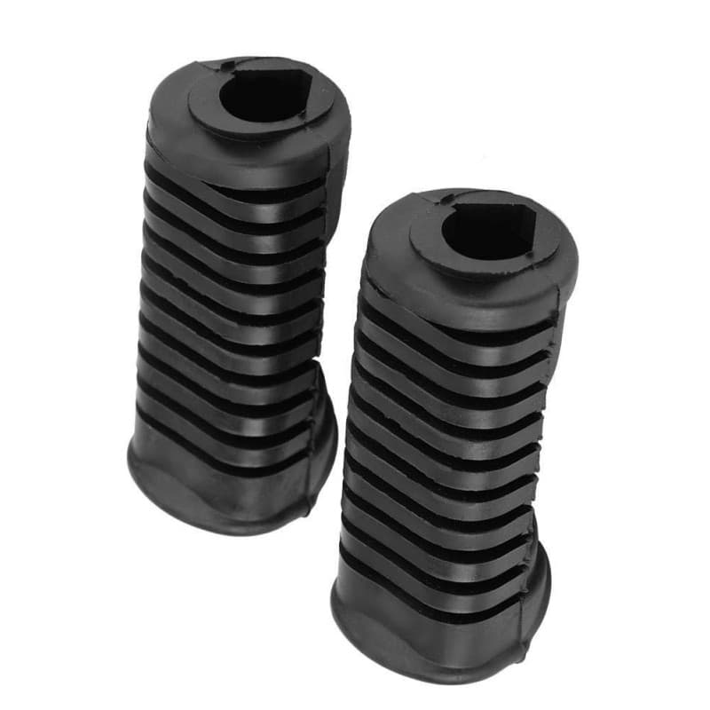 Moto Repose-pieds Pad - Plaque avant moto Repose-Pieds, Repose-pieds en caoutchouc Pad Grip Cover Compatible avec 125cc CG 125