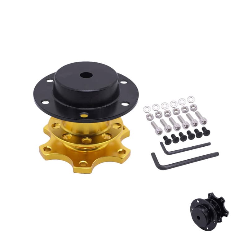 CENPEK Kit d'adaptateur de moyeu universel à dégagement rapide pour volant – 6 trous pour volant à dégagement rapide, adaptateur