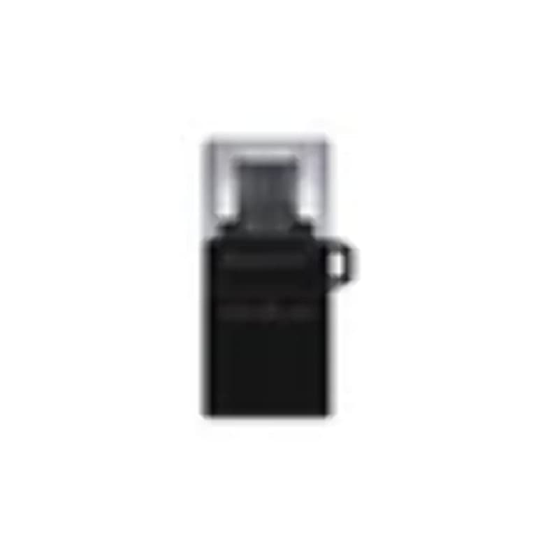 Kingston DataTraveler microDuo3 G2 - DTDUO3G2/64GB Clé microUSB et USB Type-A pour Android OTG, Noir