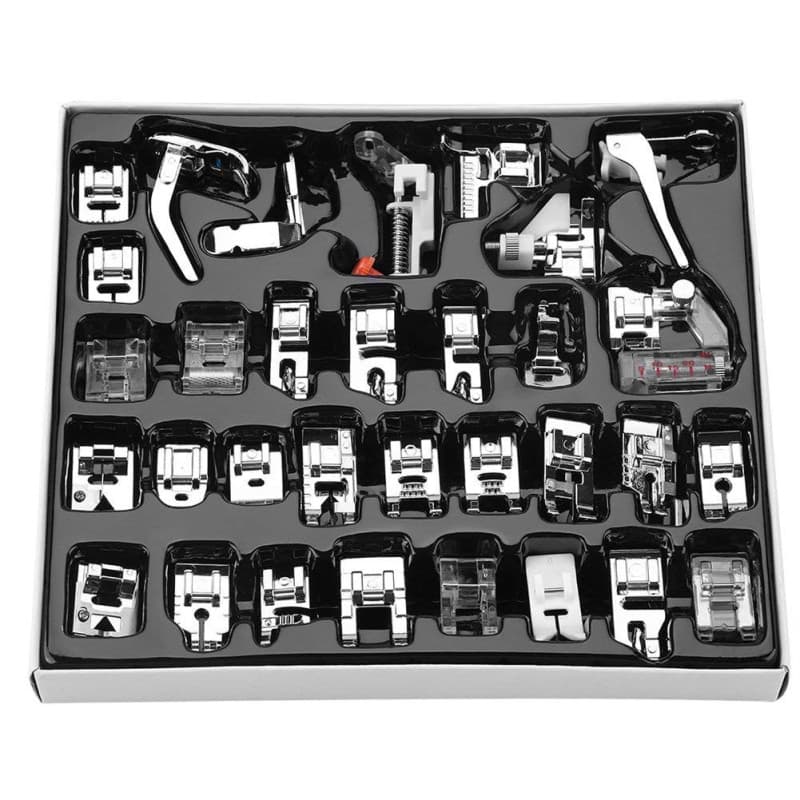 32 PCS Pieds-de-biche de Machine À Coudre Domestique Pied Presseur DIY Couture Marche Pied Presseur Ménage Machine À Coudre Acce