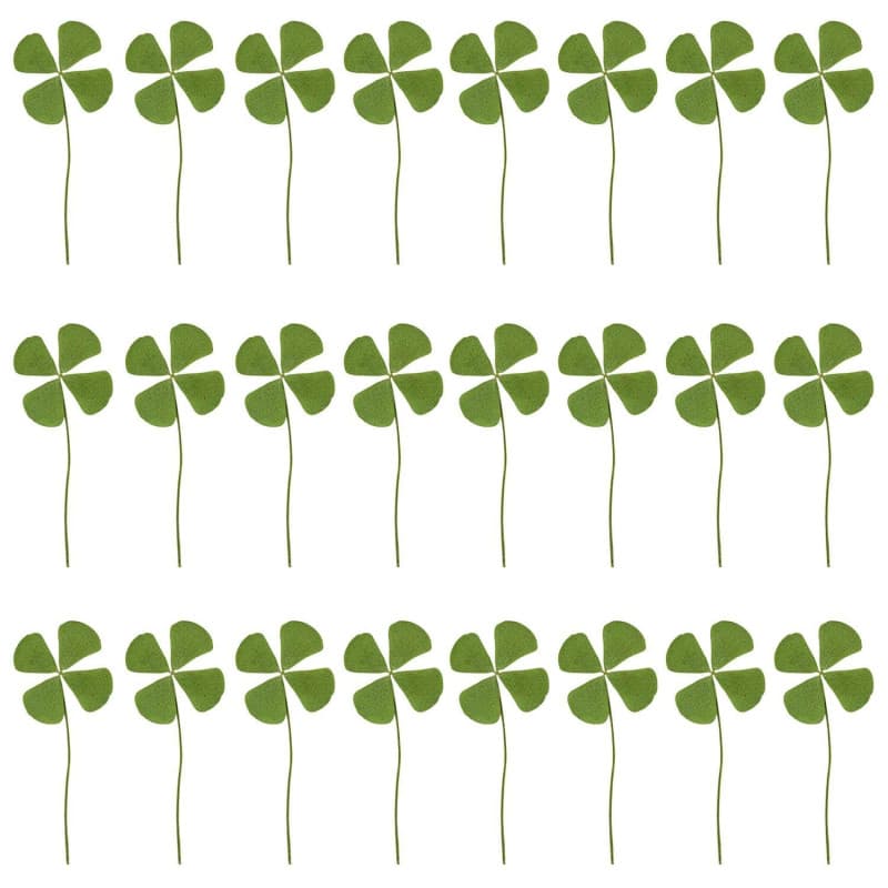 Fleurs Séchées De Trèfle À Quatre Feuilles, Spécimen De Plante De Trèfle À Quatre Feuilles, Porte-Bonheur De Trèfle À Quatre Feu
